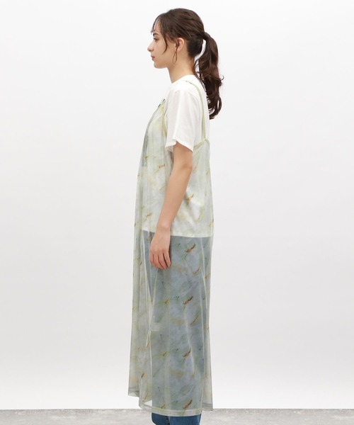 LAKOLE（ラコレ）の「カットメッシュプリントワンピース / 120973（ワンピース・レディース・ブルー/オレンジ/ベージュ系2・SMALL/MEDIUM）」の16枚目の写真