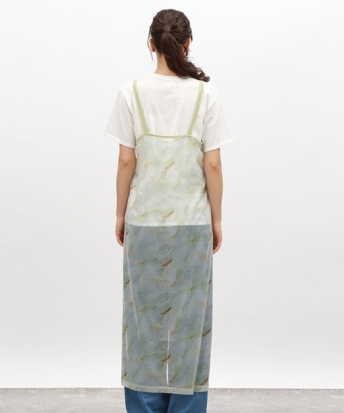 LAKOLE（ラコレ）の「カットメッシュプリントワンピース / 120973（ワンピース・レディース・ブルー/オレンジ/ベージュ系2・SMALL/MEDIUM）」の15枚目の写真