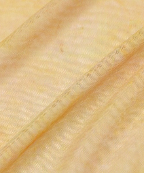 LAKOLE（ラコレ）の「カットメッシュプリントワンピース / 120973（ワンピース・レディース・ブルー/オレンジ/ベージュ系2・SMALL/MEDIUM）」の6枚目の写真