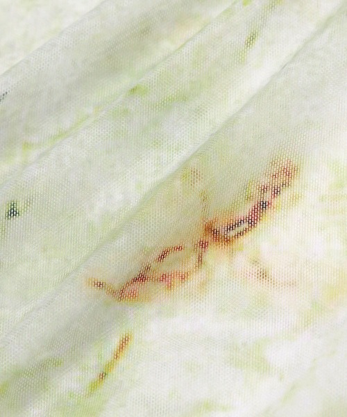 LAKOLE（ラコレ）の「カットメッシュプリントワンピース / 120973（ワンピース・レディース・ブルー/オレンジ/ベージュ系2・SMALL/MEDIUM）」の10枚目の写真