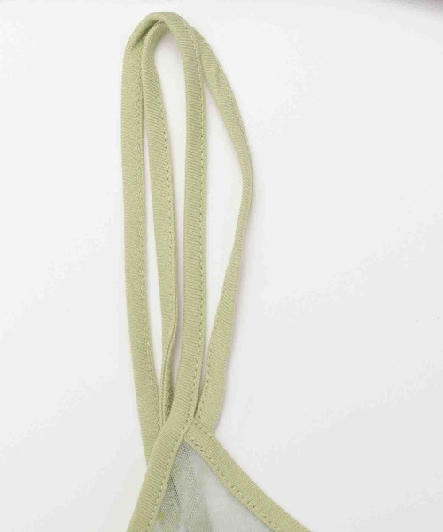 LAKOLE（ラコレ）の「カットメッシュプリントワンピース / 120973（ワンピース・レディース・ブルー/オレンジ/ベージュ系2・SMALL/MEDIUM）」の9枚目の写真