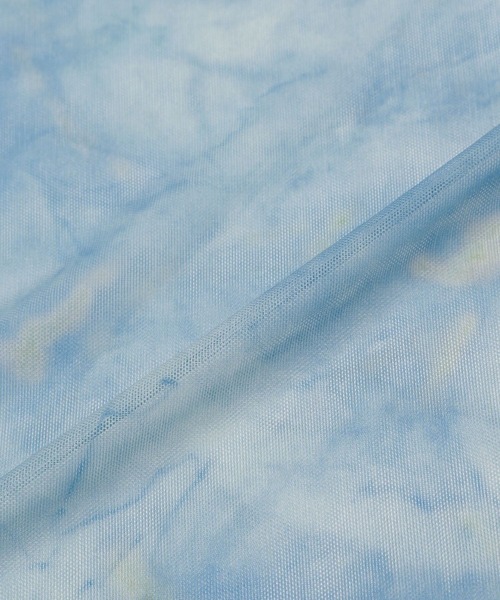 LAKOLE（ラコレ）の「カットメッシュプリントワンピース / 120973（ワンピース・レディース・ブルー/オレンジ/ベージュ系2・SMALL/MEDIUM）」の8枚目の写真