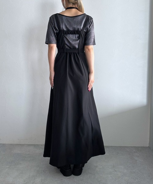 HARE(ハレ)の「テーラードライクジャンスカ(HARE)(ジャンパースカート・レディース・グレー/ブラック・FREE)」の20枚目の写真