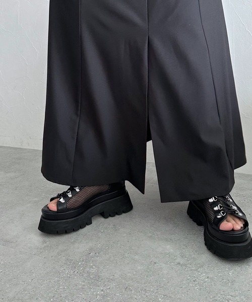 HARE(ハレ)の「テーラードライクジャンスカ(HARE)(ジャンパースカート・レディース・グレー/ブラック・FREE)」の16枚目の写真