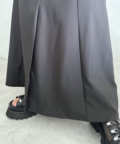 HARE(ハレ)の「テーラードライクジャンスカ(HARE)(ジャンパースカート・レディース・グレー/ブラック・FREE)」の15枚目の写真
