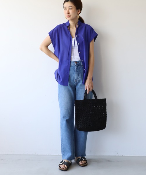 MICA&DEAL（マイカ＆ディール）の「【AFRICANSQUARE】ラフィアかぎ編みバッグ（ハンドバッグ・レディース・ブラック・FREE）」の14枚目の写真