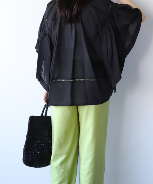 MICA&DEAL（マイカ＆ディール）の「【AFRICANSQUARE】ラフィアかぎ編みバッグ（ハンドバッグ・レディース・ブラック・FREE）」の10枚目の写真