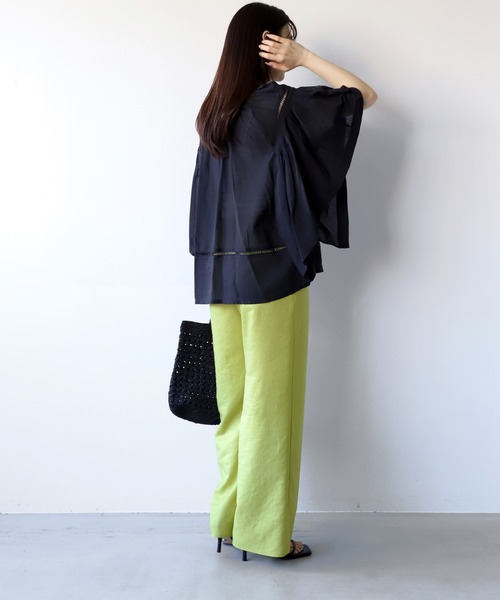 MICA&DEAL（マイカ＆ディール）の「【AFRICANSQUARE】ラフィアかぎ編みバッグ（ハンドバッグ・レディース・ブラック・FREE）」の8枚目の写真