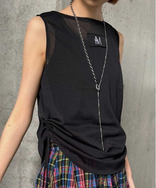 セール】2WAY AIRY SHEER TAG TANK TOP（タンクトップ）｜Ameri