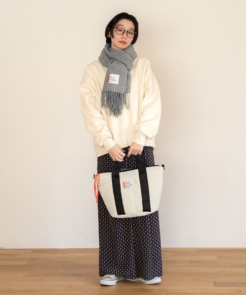 Wpc.（ダブリュピーシー）の「ONDOO キルティング2wayトートバッグ ミニ（トートバッグ・レディース・ブラック/オフホワイト/グレー/ベージュ・FREE）」の13枚目の写真