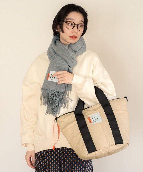 Wpc.（ダブリュピーシー）の「ONDOO キルティング2wayトートバッグ ミニ（トートバッグ・レディース・ブラック/オフホワイト/グレー/ベージュ・FREE）」の14枚目の写真