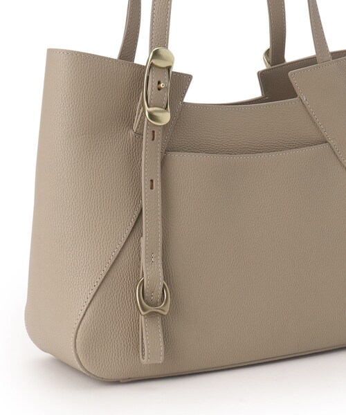 TOFF&LOADSTONE（トフアンドロードストーン）の「Wrap tote light shrink（ラップトート ライトシュリンク）L（トートバッグ・レディース・サンドベージュ/グレー系その他6/ブラウン系その他2/ホワイト系/ブラック/チャコールグレー・00）」の13枚目の写真
