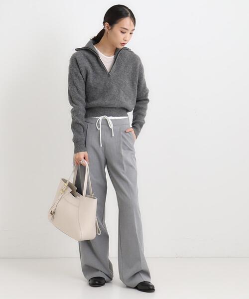 TOFF&LOADSTONE(トフアンドロードストーン)の「ラップトート ライトシュリンク(L)(トートバッグ・レディース・サンドベージュ/グレー系その他6/ブラウン系その他2/ホワイト系/ブラック/チャコールグレー・00)」の9枚目の写真