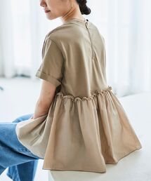 le.coeur blanc | コットンローンコンビカットプルオーバー(Tシャツ/カットソー)