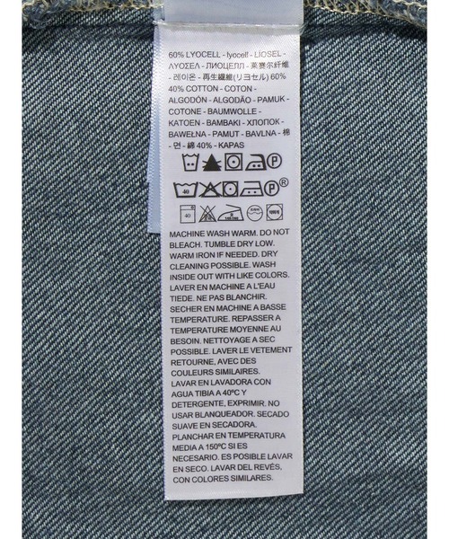 Levi's（リーバイス）の「Levi's/リーバイス QUINNEY デニムワンピース ダークインディゴ GOLD DUST WEST（シャツワンピース・レディース・ダークインディゴブルー・M/S/XS）」の8枚目の写真