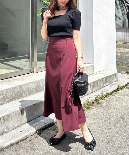 INGNI(イング)の「バックレースアップマーメイドスカート/A(スカート・レディース・ブラック系その他3/ブラウン/ボルドー/ブラック/ライトベージュ/サックスブルー/チャコールグレー/ブラウン系その他2/ピンク/その他11/その他7・FREE/L)」の13枚目の写真