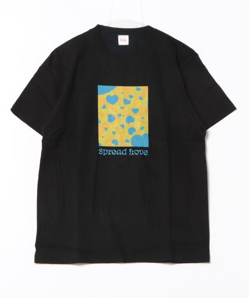 sunny branch(サニーブランチ)の「★Spread Love★オリジナルプリント S/S T(Tシャツ/カットソー・レディース・ブラック/ホワイト・LARGE/MEDIUM/SMALL)」の1枚目の写真