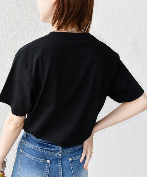 GOOD ROCK SPEED(グッドロックスピード)の「GOOD ROCK SPEED:〈洗濯機可能〉ROCK TEE(Tシャツ/カットソー・レディース・ブラック/グリーン/ダークグレー・ONE SIZE)」の7枚目の写真
