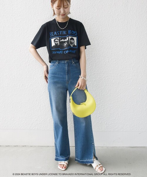GOOD ROCK SPEED(グッドロックスピード)の「GOOD ROCK SPEED:〈洗濯機可能〉ROCK TEE(Tシャツ/カットソー・レディース・ブラック/グリーン/ダークグレー・ONE SIZE)」の5枚目の写真