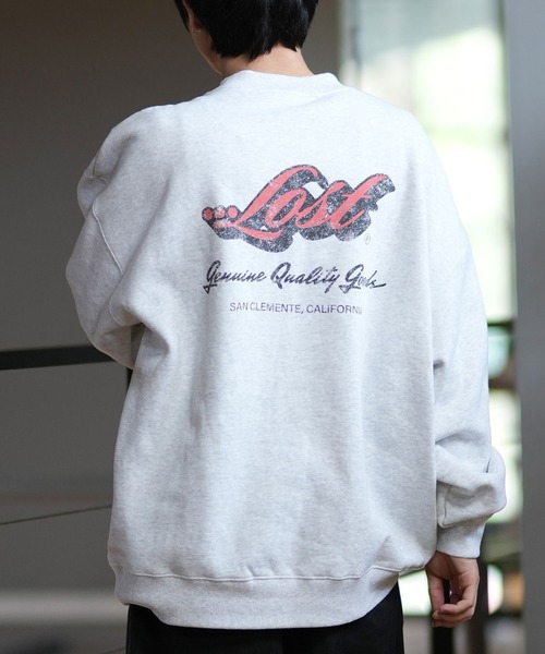 【セール】【ムラサキスポーツ限定】lost/ロスト トレーナー/スウェット バックプリント L24F1102（スウェット）｜lost（ロスト） 5,280円