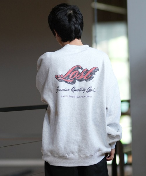 lost(ロスト)の「【ムラサキスポーツ限定】lost/ロスト トレーナー/スウェット バックプリント L24F1102(スウェット・メンズ・グレー/スミクロ・M/L/XL)」の15枚目の写真