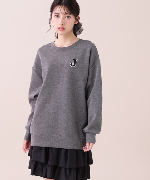 JILL by JILL STUART(ジルバイジルスチュアート)の「◇ワッペン付きダイバーミニスカ―トセット(ワンピース・レディース・ブラック/チャコールグレー・FREE)」の11枚目の写真