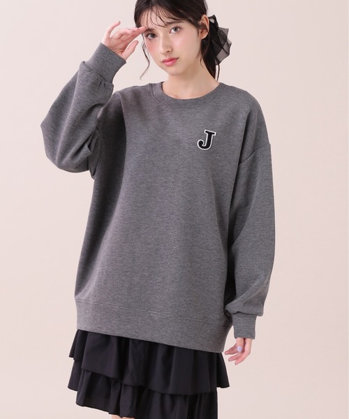 JILL by JILL STUART(ジルバイジルスチュアート)の「◇ワッペン付きダイバーミニスカ―トセット(ワンピース・レディース・ブラック/チャコールグレー・FREE)」の9枚目の写真
