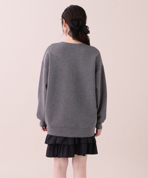 JILL by JILL STUART(ジルバイジルスチュアート)の「◇ワッペン付きダイバーミニスカ―トセット(ワンピース・レディース・ブラック/チャコールグレー・FREE)」の14枚目の写真