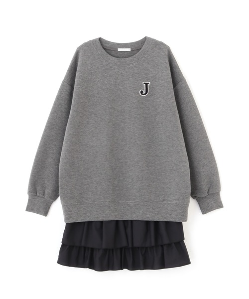 JILL by JILL STUART(ジルバイジルスチュアート)の「◇ワッペン付きダイバーミニスカ―トセット(ワンピース・レディース・ブラック/チャコールグレー・FREE)」の18枚目の写真