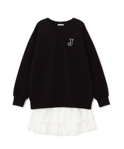 JILL by JILL STUART(ジルバイジルスチュアート)の「◇ワッペン付きダイバーミニスカ―トセット(ワンピース・レディース・ブラック/チャコールグレー・FREE)」の20枚目の写真