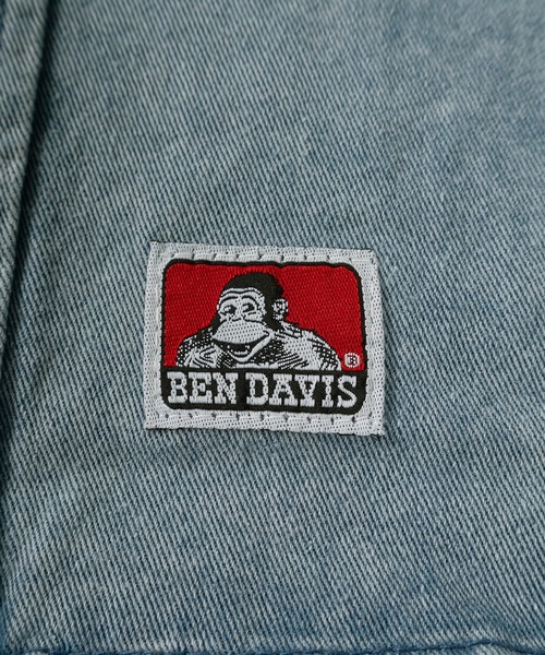 BEN DAVIS(ベンデイビス)の「【BENDAVIS/ベンデイビス】BLEACHED TWILL SHIRT/ ブリーチ加工 バックプリントシャツ オーバーサイズ(シャツ/ブラウス・メンズ・ブラウン/カーキ/ブルー/チャコールグレー・M/L/XL)」の19枚目の写真