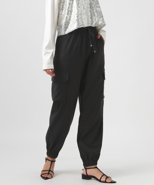 BAYFLOW（ベイフロー）の「[秋冬Ver登場!!]RPドロストカーゴパンツ（カーゴパンツ・レディース・グレイッシュベージュ/ブラック/モカ/グリーン・MEDIUM/SMALL）」の6枚目の写真