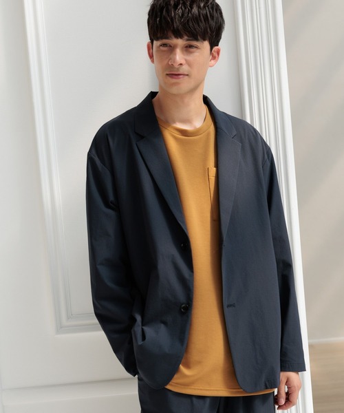 LAKOLE（ラコレ）の「ナイロンJACKET SETUP / 143401（テーラードジャケット・メンズ・ネイビー/ブラック/オリーブ/ベージュ・SMALL/MEDIUM/LARGE）」の10枚目の写真