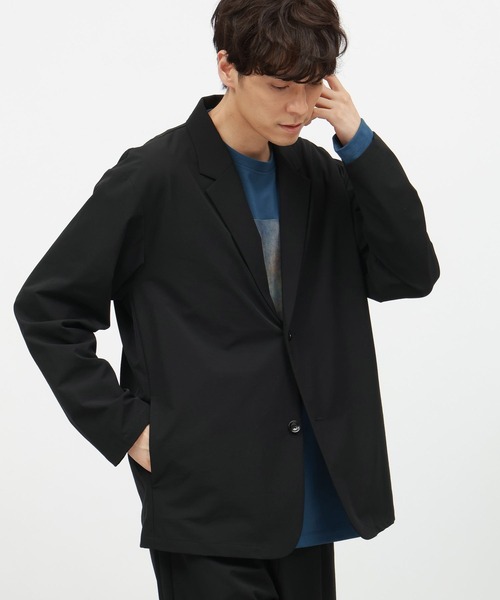 LAKOLE（ラコレ）の「ナイロンJACKET SETUP / 143401（テーラードジャケット・メンズ・ネイビー/ブラック/オリーブ/ベージュ・SMALL/MEDIUM/LARGE）」の14枚目の写真