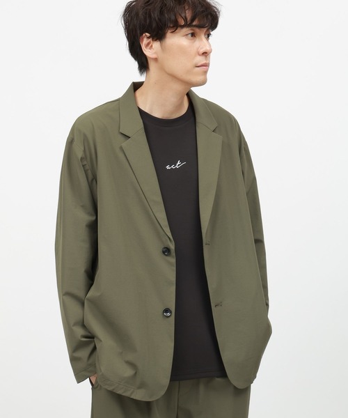 ジャケット・アウター L'AppartementLisiere N/C Coat 34 セール】ナイロンJACKET SETUP / 143401（テーラードジャケット