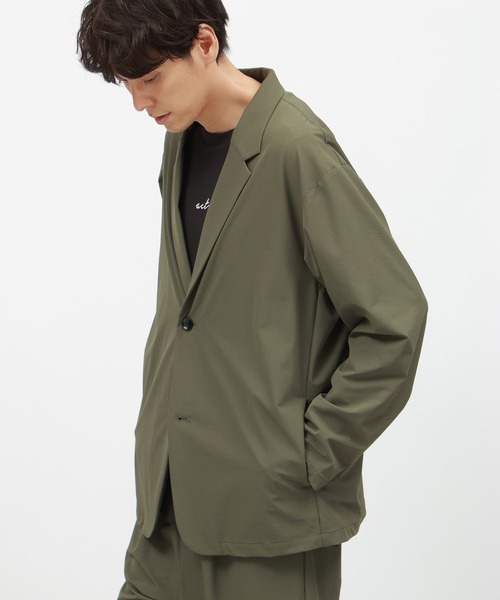 LAKOLE（ラコレ）の「ナイロンJACKET SETUP / 143401（テーラードジャケット・メンズ・ネイビー/ブラック/オリーブ/ベージュ・SMALL/MEDIUM/LARGE）」の20枚目の写真