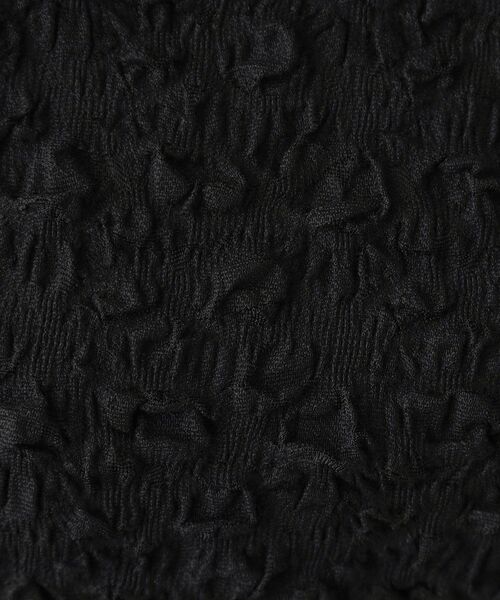 OPAQUE.CLIP(オペークドットクリップ)の「◆シャーリングレース5分袖カットソー【洗濯機洗い可】(Tシャツ/カットソー・レディース・ホワイト/ブラック/チャコールグレー・00)」の11枚目の写真
