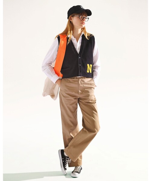 BEAMS BOY（ビームスボーイ）の「レタード ベスト（ベスト・レディース・ブラック/グリーン・ONE SIZE）」の10枚目の写真