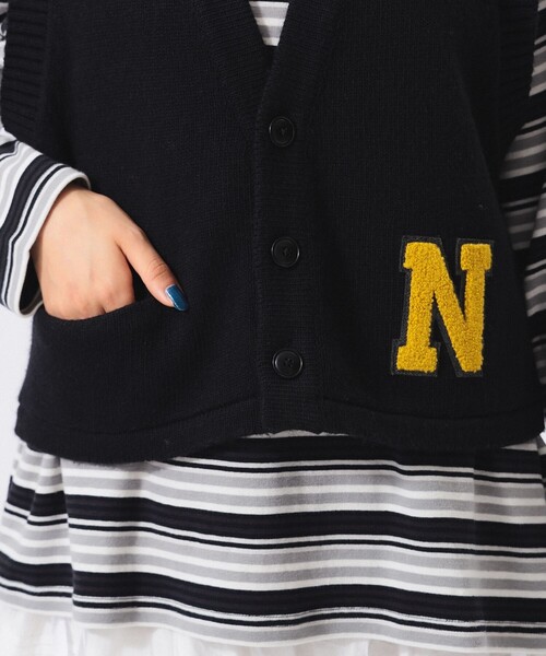 BEAMS BOY（ビームスボーイ）の「レタード ベスト（ベスト・レディース・ブラック/グリーン・ONE SIZE）」の20枚目の写真