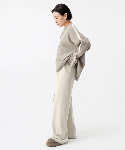 AP STUDIO（エーピーストゥディオ）の「ラインニットプルオーバー