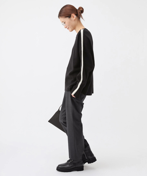 AP STUDIO（エーピーストゥディオ）の「ラインニットプルオーバー