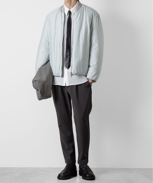 ATTACHMENT(アタッチメント)の「PE ストレッチダブルクロス レギュラーフィット イージートラウザーズ / PE STRETCH DOUBLE CLOTH REGULAR FIT EASY TROUSERS(スラックス・メンズ・ブラック/ライトグレー系/グレー系・1/2/3)」の4枚目の写真