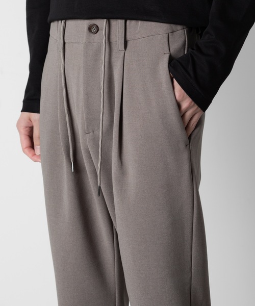 ATTACHMENT(アタッチメント)の「PE ストレッチダブルクロス レギュラーフィット イージートラウザーズ / PE STRETCH DOUBLE CLOTH REGULAR FIT EASY TROUSERS(スラックス・メンズ・ブラック/ライトグレー系/グレー系・1/2/3)」の12枚目の写真