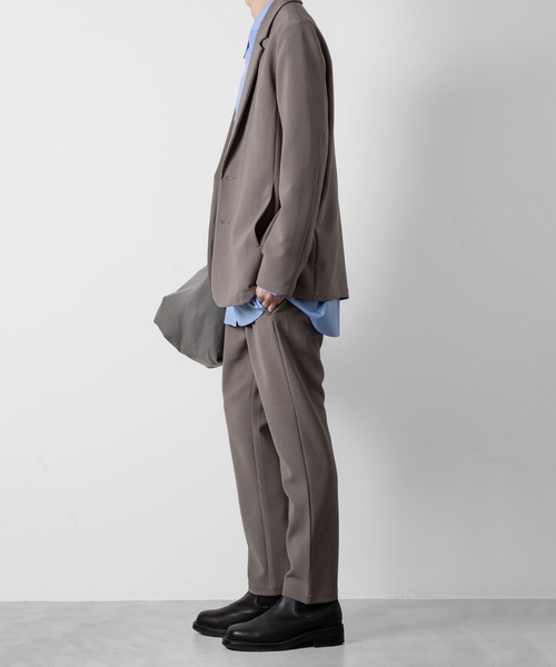 ATTACHMENT(アタッチメント)の「PE ストレッチダブルクロス レギュラーフィット イージートラウザーズ / PE STRETCH DOUBLE CLOTH REGULAR FIT EASY TROUSERS(スラックス・メンズ・ブラック/ライトグレー系/グレー系・1/2/3)」の15枚目の写真