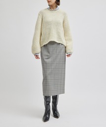 ROPE' | ウールモヘヤタイトスカート/セットアップ対応(スカート)