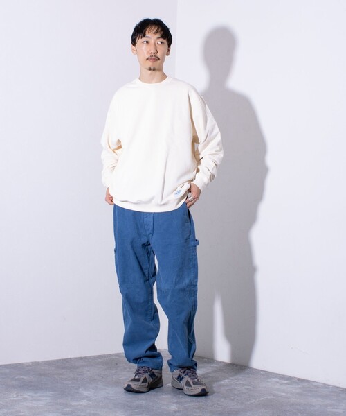 JACK PURCELL(ジャックパーセル)の「【CONVERSE JACK PURCELL/コンバースジャックパーセル】裏毛 クルースウェット(スウェット・メンズ・ブラック/アイボリー/杢グレー・M/L)」の4枚目の写真