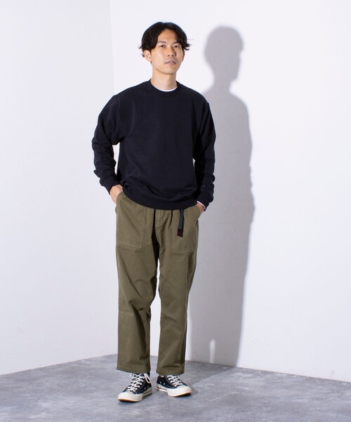 JACK PURCELL(ジャックパーセル)の「【CONVERSE JACK PURCELL/コンバースジャックパーセル】裏毛 クルースウェット(スウェット・メンズ・ブラック/アイボリー/杢グレー・M/L)」の11枚目の写真