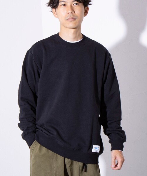 JACK PURCELL(ジャックパーセル)の「【CONVERSE JACK PURCELL/コンバースジャックパーセル】裏毛 クルースウェット(スウェット・メンズ・ブラック/アイボリー/杢グレー・M/L)」の15枚目の写真