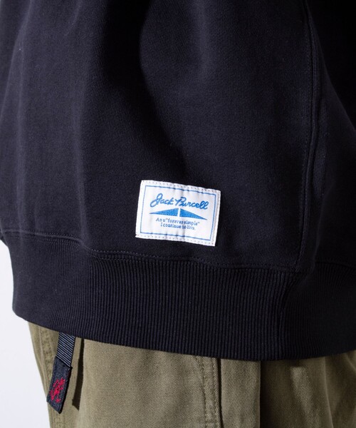 JACK PURCELL(ジャックパーセル)の「【CONVERSE JACK PURCELL/コンバースジャックパーセル】裏毛 クルースウェット(スウェット・メンズ・ブラック/アイボリー/杢グレー・M/L)」の19枚目の写真