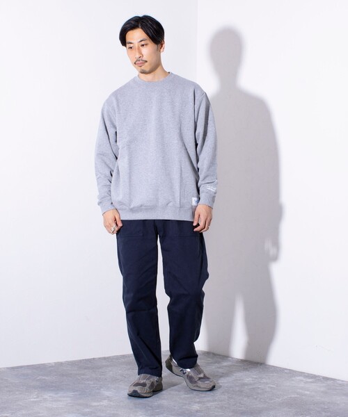 JACK PURCELL(ジャックパーセル)の「【CONVERSE JACK PURCELL/コンバースジャックパーセル】裏毛 クルースウェット(スウェット・メンズ・ブラック/アイボリー/杢グレー・M/L)」の21枚目の写真